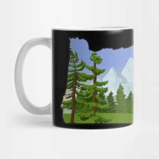 Oregon State Outline Mug